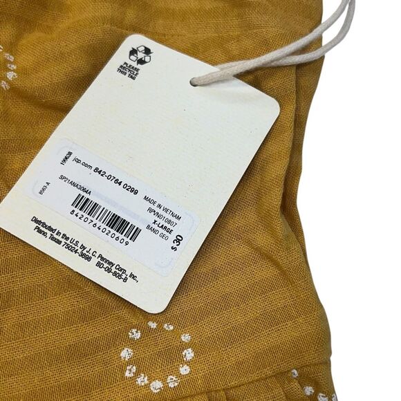 New! a.n.a. Yellow Spaghetti Strap‎ Tank Top - Size XL - Picture 3 of 7